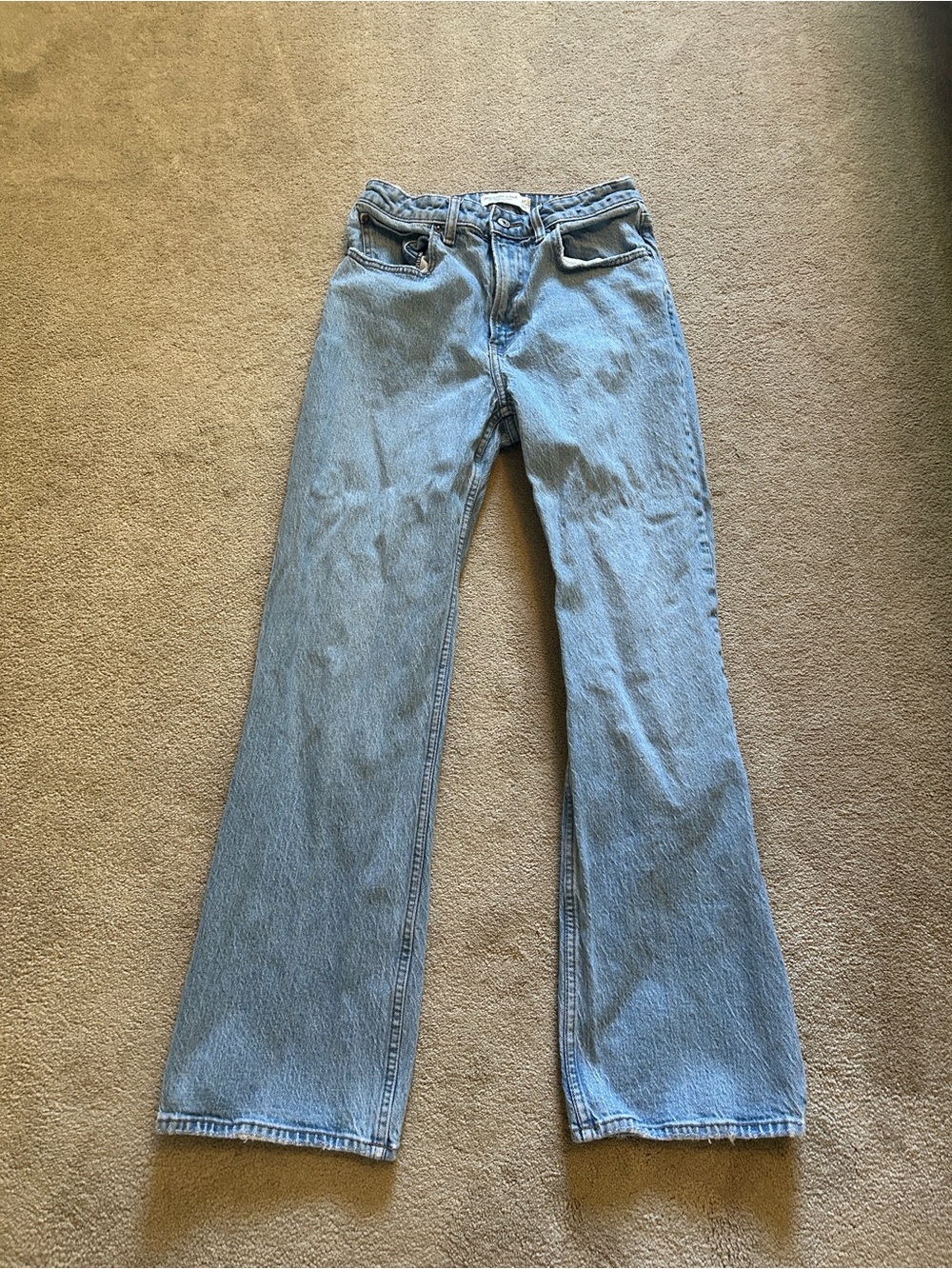 Abercrombie & Fitch Light Blue Flare Jeans